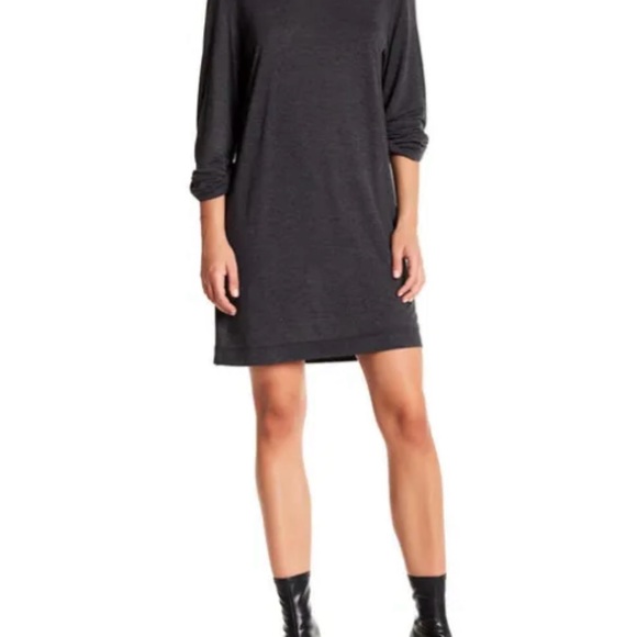 IRO jeans Cassy mock neck ruffle back dress
 M - Picture 2 of 3